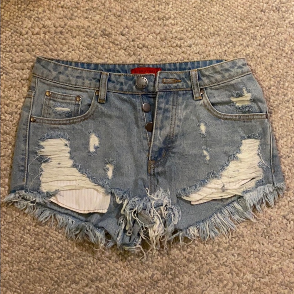 Festival jean shorts